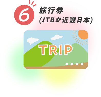 旅行券(JTBか近畿日本)