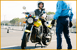 二輪車教習へ